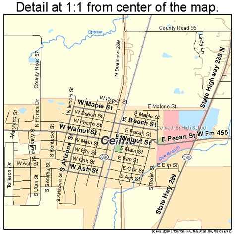 downtown celina map